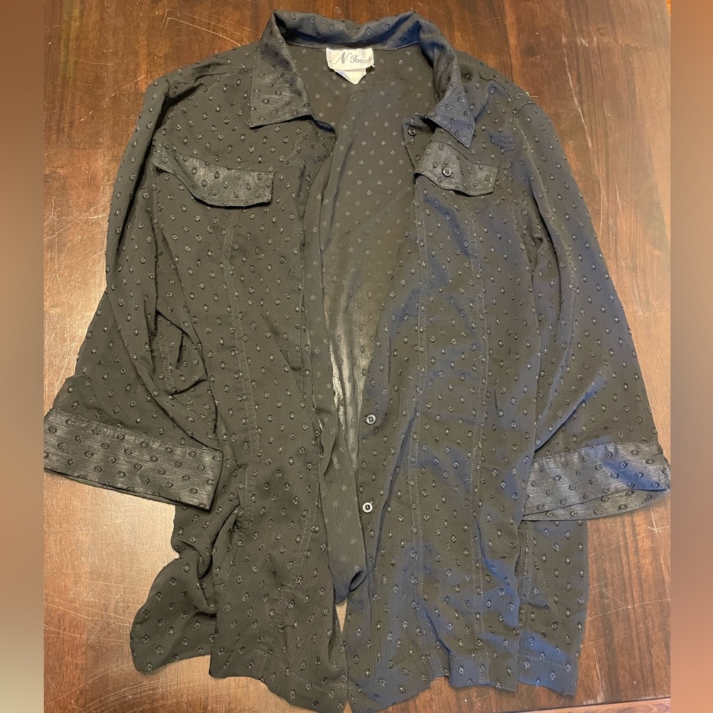 Womens Sheer Blouse